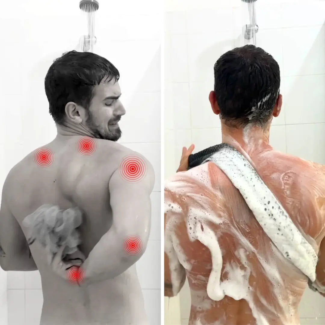 Serviette de douche exfoliante antibactérienne NIDESIA