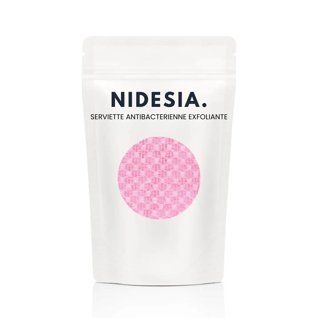 Serviette de douche exfoliante antibactérienne NIDESIA