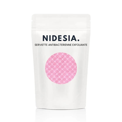 Serviette de douche exfoliante antibactérienne NIDESIA