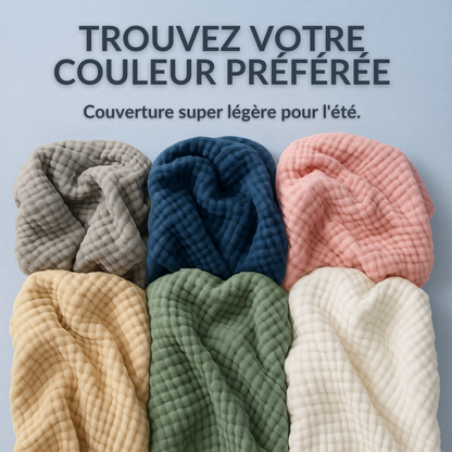 Couverture en mousseline Nidesia