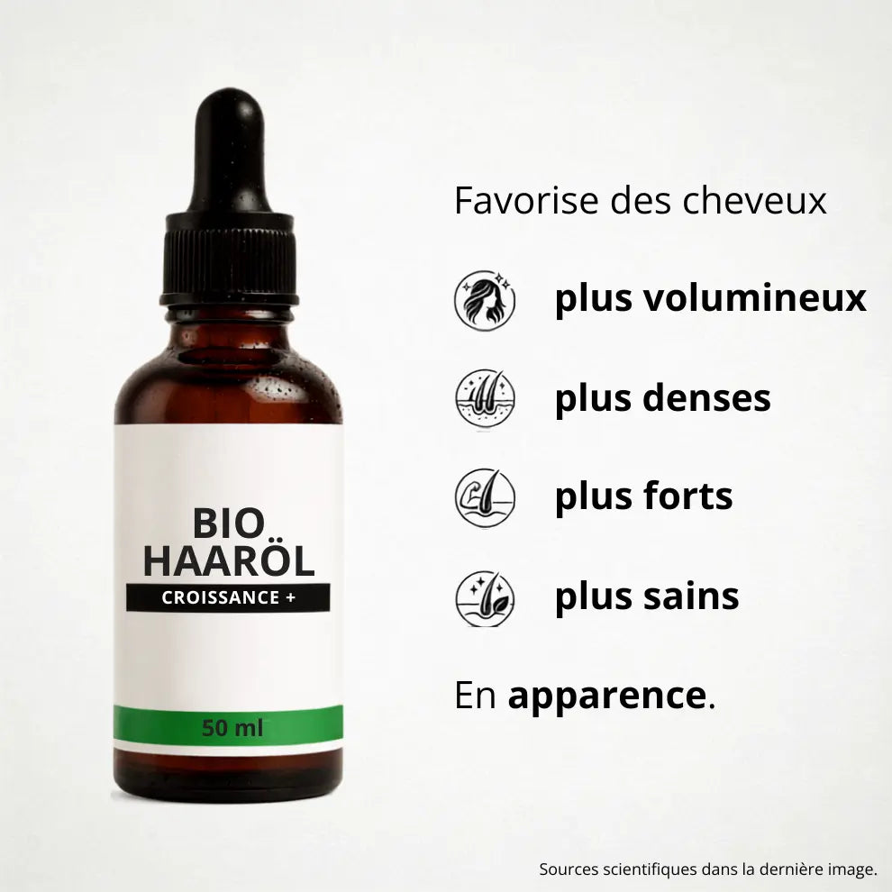 Huile capillaire Premium BIO Croissance+