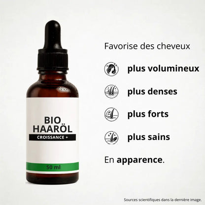 Huile capillaire Premium BIO Croissance+