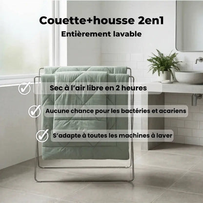 Couette 2-en-1 Nidesia™ – Fini la housse de couette