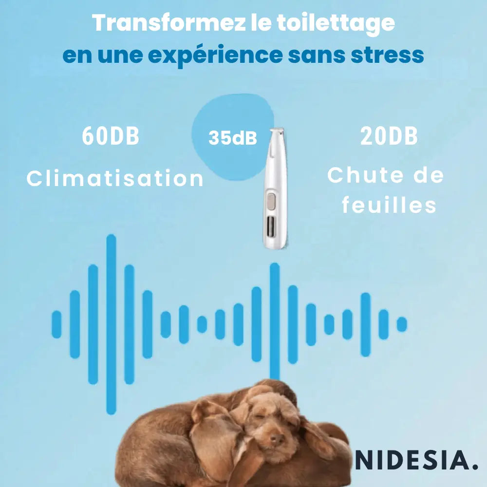 Tondeuse PawTrim Pro™ - Soin des pattes sans douleur en quelques secondes