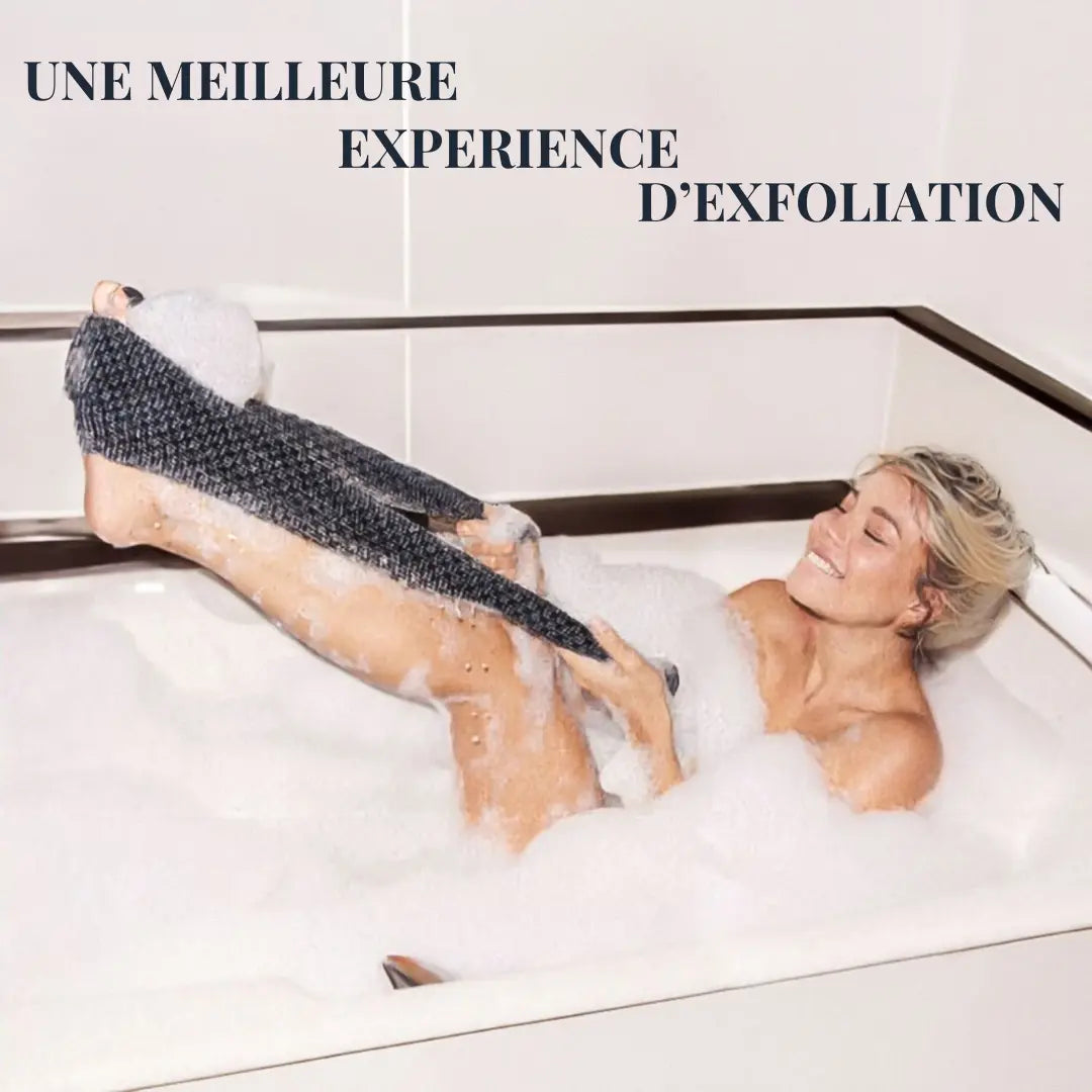 Serviette de douche exfoliante antibactérienne NIDESIA