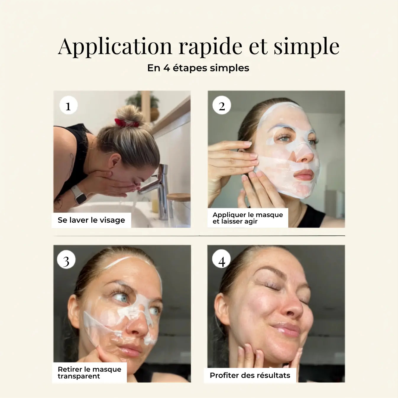 Masque boost de collagène
