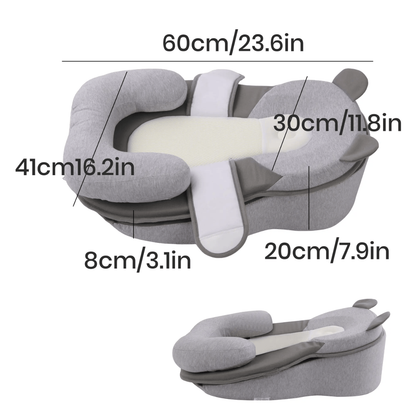 Coussin d'allaitement anti-régurgitation pour bébé - Cale anti-reflux et soutien d'allaitement
