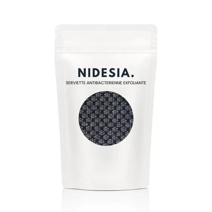 Serviette de douche exfoliante antibactérienne NIDESIA