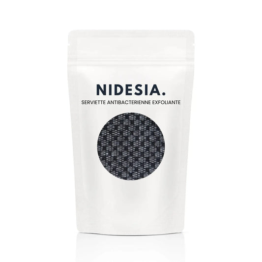 Serviette de douche exfoliante antibactérienne NIDESIA