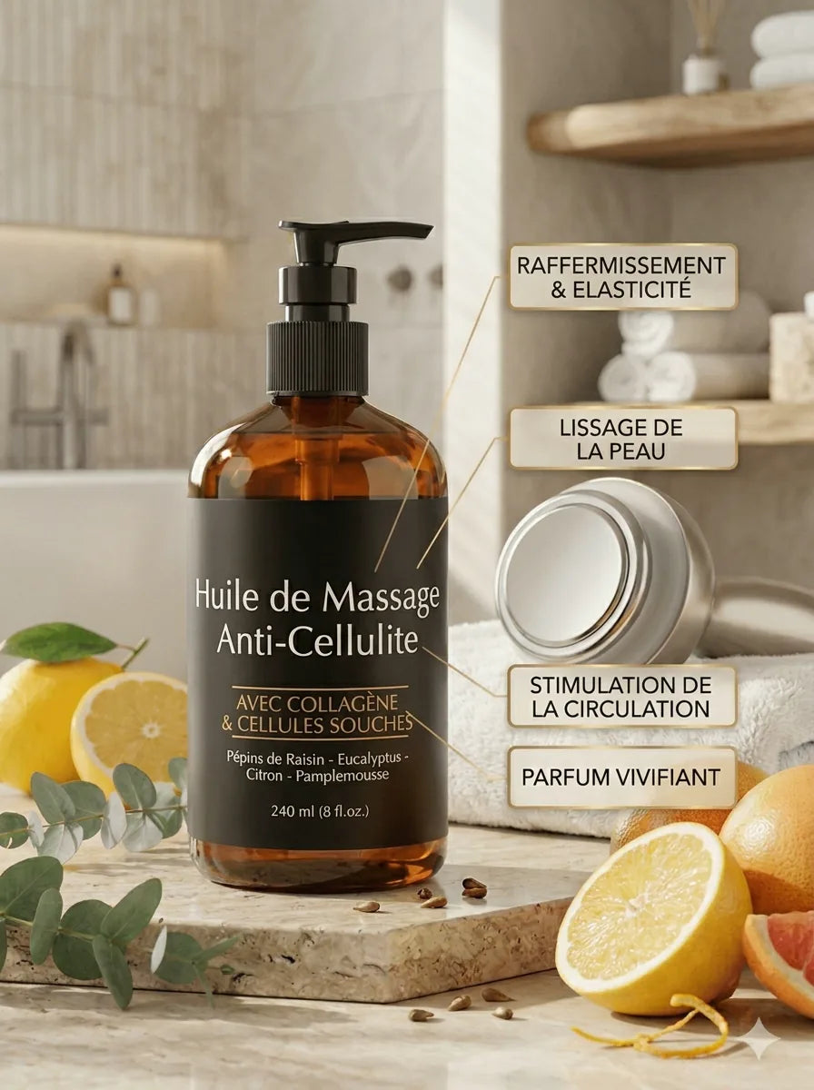 Nidesia – Huile de Massage Anti-Cellulite 1