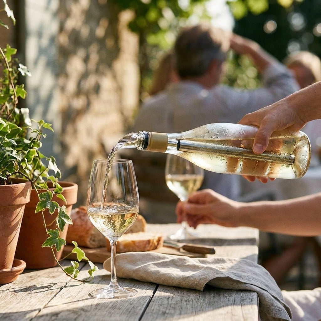 Tige refroidissante — Vin frais en 5 min, sans glaçons
