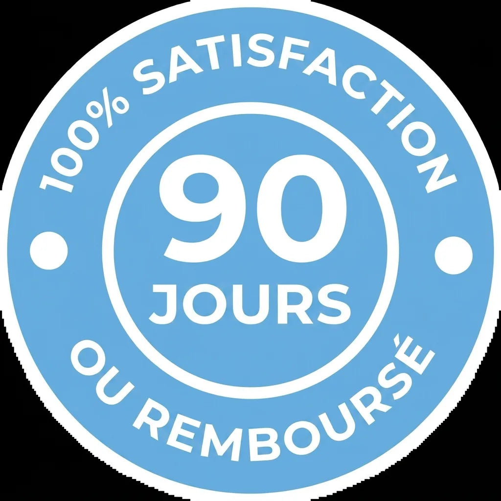 Garantie 90 jours satisfait ou remboursé